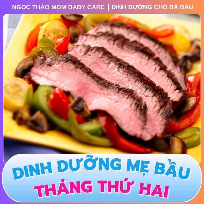 Thịt sống cần tránh khi mang thai tháng thú hai